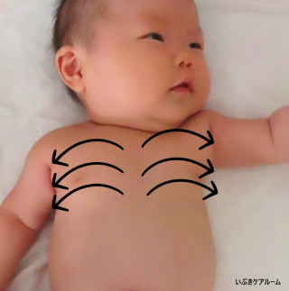 赤ちゃんのマッサージ